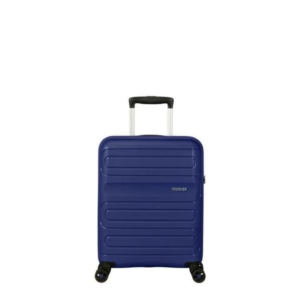 Solsida stel kabin resväska 55 cm Mörk marinblå