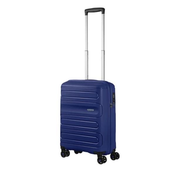 Solsida stel kabin resväska 55 cm Mörk marinblå
