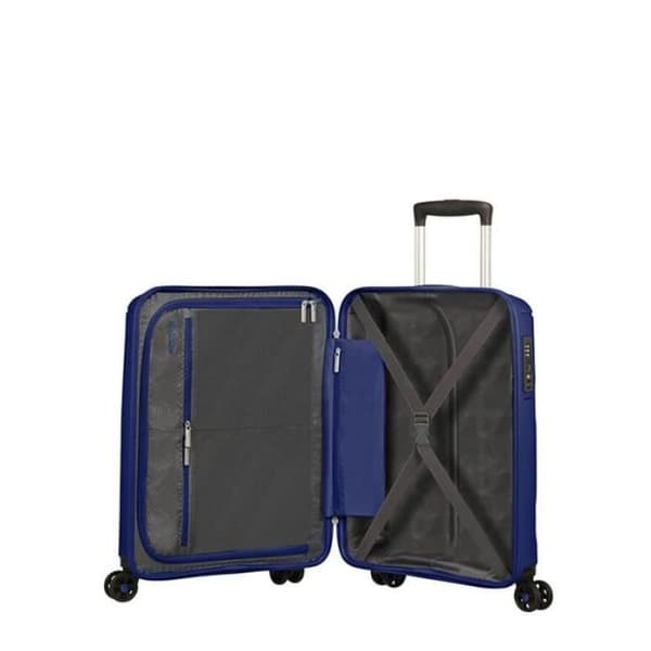 Solsida stel kabin resväska 55 cm Mörk marinblå