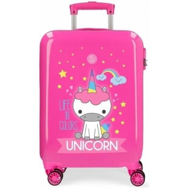 Roll Road unicorn barnresväska 34 liter ABS 55 cm rosa