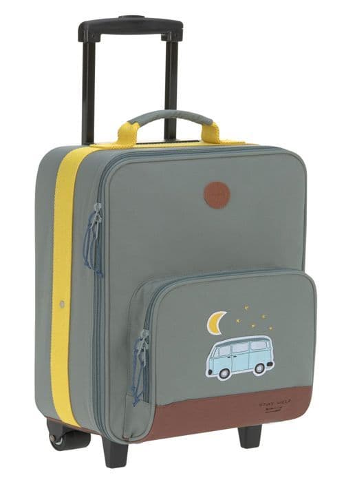 Vagn - Lässig - Äventyrsvagnsbuss - Grön - Gul - 30x46x20 cm