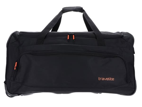 Resevagn - Travelite - Basics Fresh - 71 cm - Svart - Halvstyv - 2 hjul