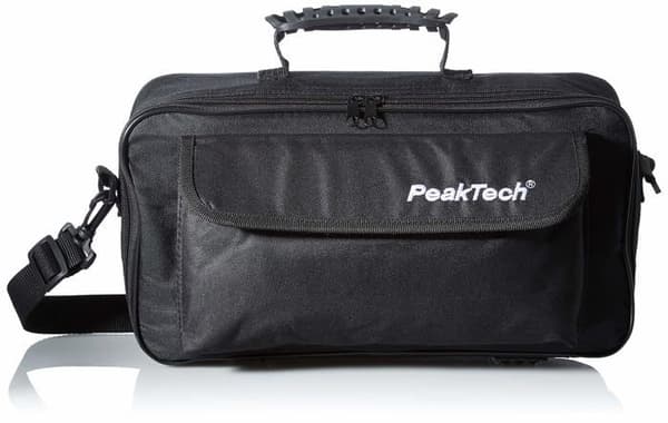 Resväska - vagn för utrustning - verktyg Peaktech - P 7400 - Bärväska för oscilloskop 380 x 210 x 140 mm
