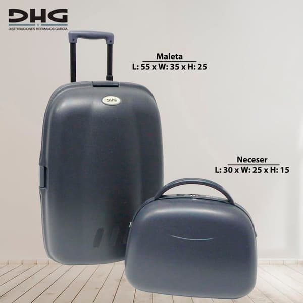 Dhg resväska set - HG140 - SET MED MALETA VAGN + NECESER ABS