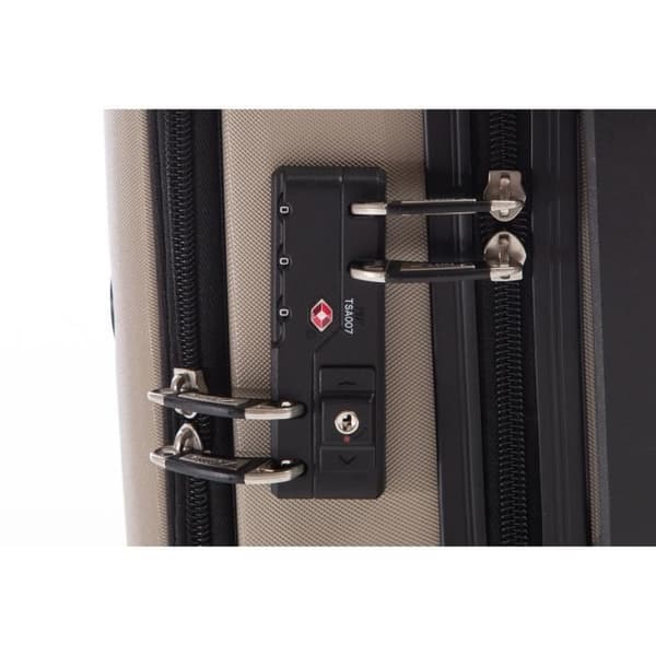 ALPINI INOVA-2.0 styv resväska 22" (55cm) 2 års garanti PC och surfplatta USB-port (CABIN) - 40L – 55x40x20cm 2,7kg