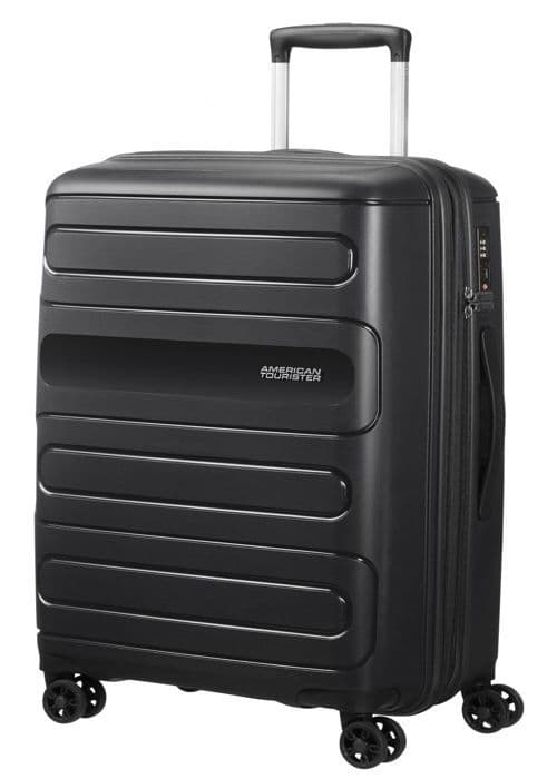 Styv resväska - American Tourister - Sunside - 68 cm - Expanderbar - 4 360° hjul