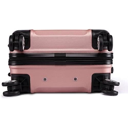 Valise Storlek Kono - Hårdskal ABS - 4 Hjul - Svart