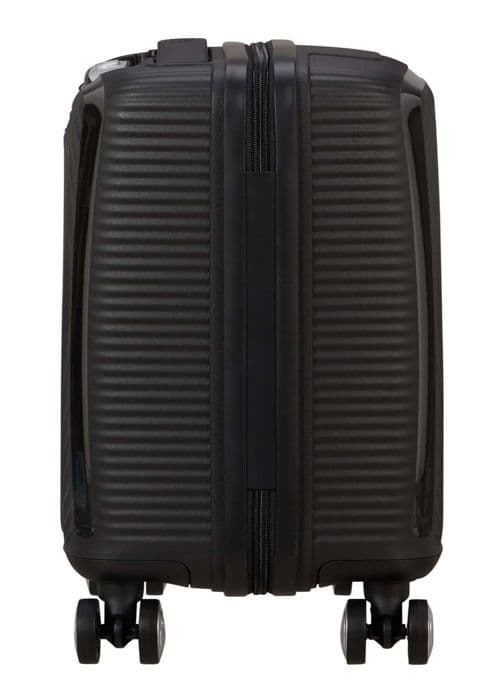 Cabin Resväska - American Tourister - Soundbox Mini Spinner 47/16 - Svart - 4 Hjul - Barn