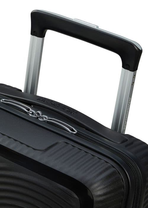 Cabin Resväska - American Tourister - Soundbox Mini Spinner 47/16 - Svart - 4 Hjul - Barn