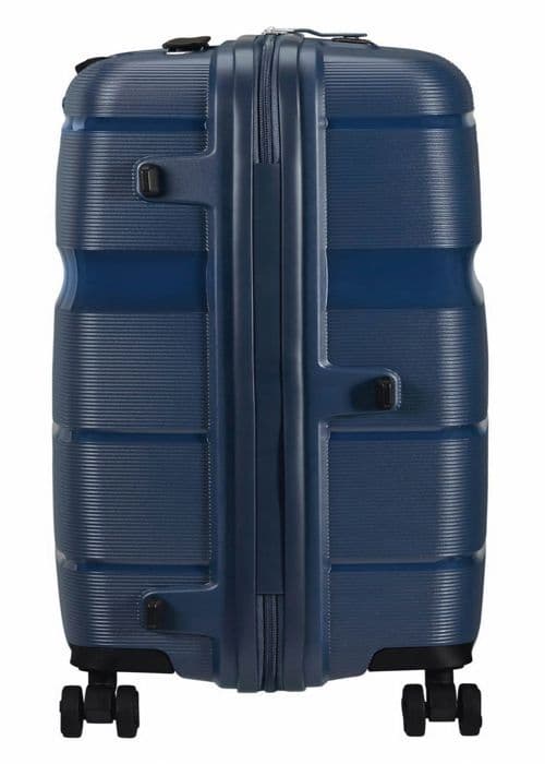 Hardside resväska - American Tourister - Linex Spinner - 66 cm - Mörkblå - TSA-lås