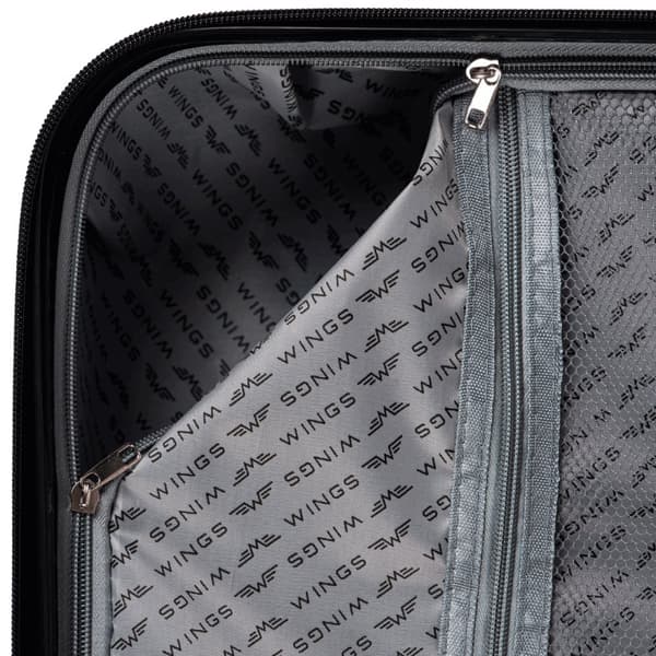 PC190 GOLDEN EAGLE, Set med 3 POLICARBON-fodral (L,M,S) Vingar, SVART