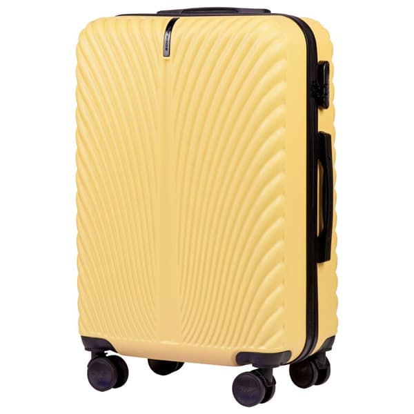 SN120 SWAN, Set med 4 ABS+ resväskor (L, M, S, XS) Vingar, GLASS