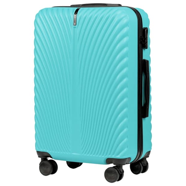 SN120 SWAN, Set med 4 ABS+ resväskor (L, M, S, XS) Vingar, LJUSBLÅ