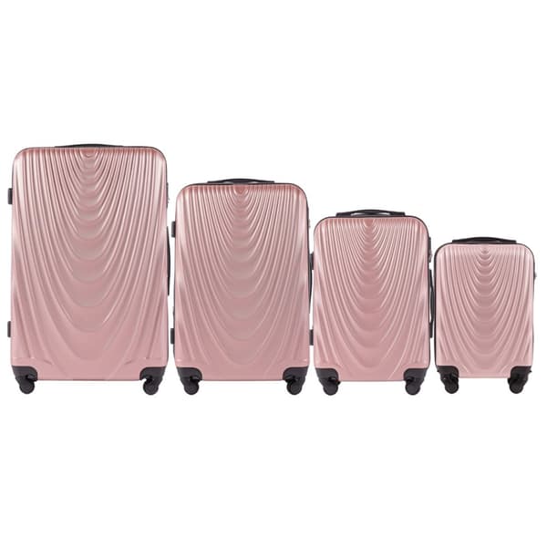 304 FALCON, Set med 4 ABS+ förlängningsfodral (L, M, S, XS) Vingar, ROSÉGULD