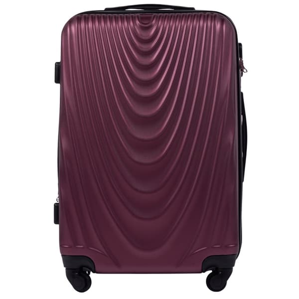304 FALCON, Set med 4 ABS+ förlängningsväskor (L,M,S,XS) Vingar, BURGUNDY