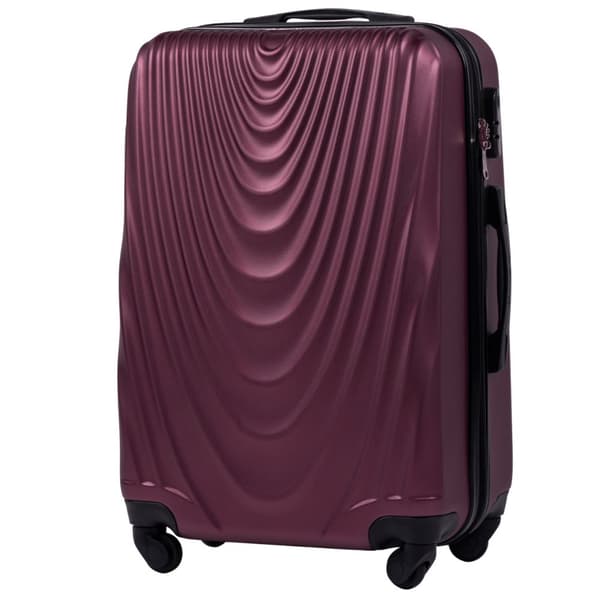 304 FALCON, Set med 4 ABS+ förlängningsväskor (L,M,S,XS) Vingar, BURGUNDY