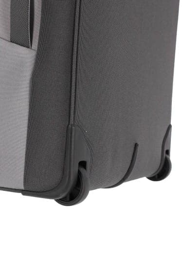 Kabinväska S 55cm TRAVELITE VIA 2 hjul gråsvart