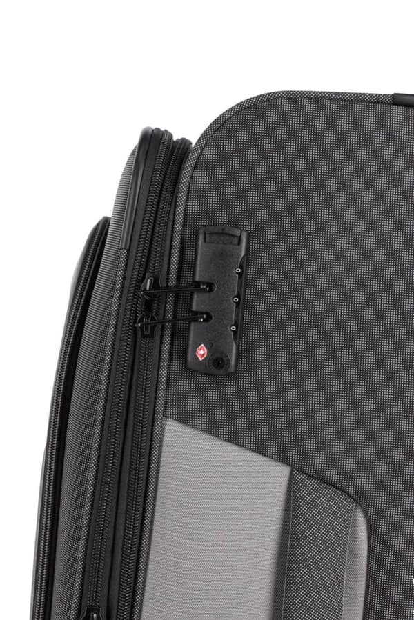 Kabinväska S 55cm TRAVELITE VIA 2 hjul gråsvart