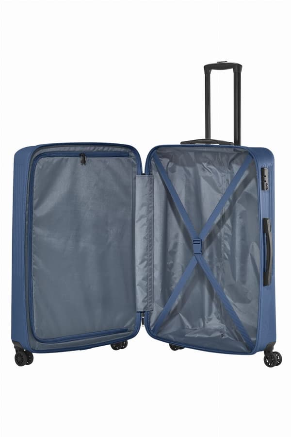 Resväska Stor 77cm L Bali Travelite Blå Denimblå