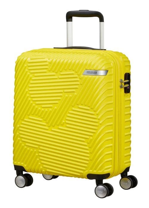 Resväska - American Tourister - Mickey Clouds Spinner 55 - Gul - 4 hjul - ABS