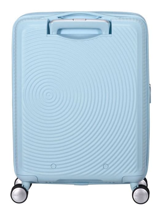American Tourister Valise ljusblå för kvinnor och män - Soundbox Spinner 55 / 20 TSA EXP Trolley Pastellblå 298829