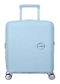 Miniatyrbild 1 av 6: American Tourister Valise ljusblå för kvinnor och män - Soundbox Spinner 55 / 20 TSA EXP Trolley Pastellblå 298829