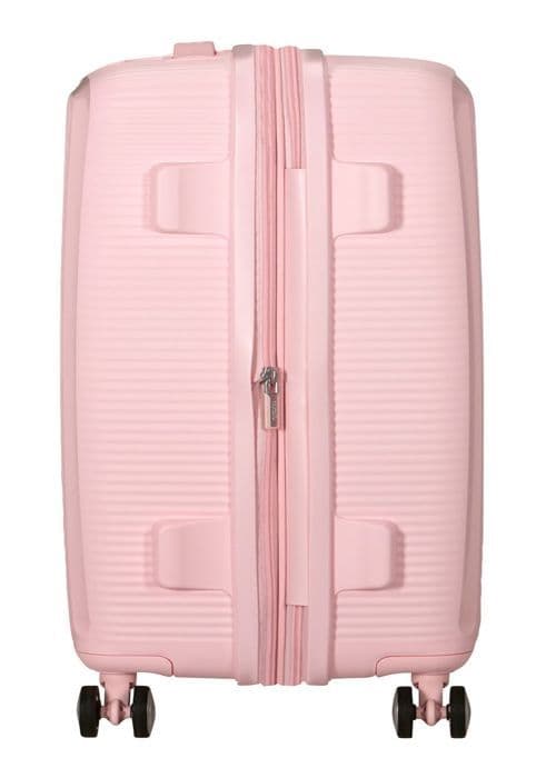 American Tourister Resväska rosa för kvinnor - Soundbox Spinner 67 / 24 TSA EXP Trolley Pastellrosa 298824