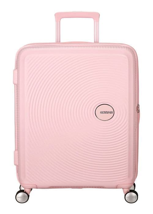 American Tourister Resväska rosa för kvinnor - Soundbox Spinner 67 / 24 TSA EXP Trolley Pastellrosa 298824