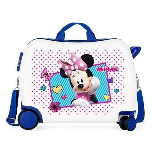Disney barnfodral Minnie Joy 50 cm ABS 34 liter vit/blå