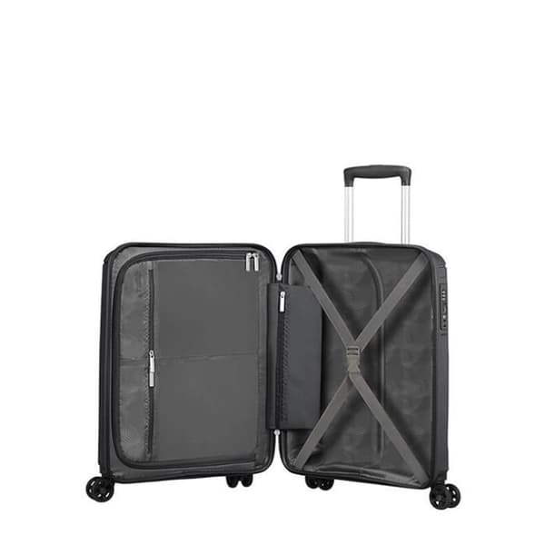 Hytt resväska - American Tourister - Sunside 55 cm - Stel - TSA hänglås - 4 360° hjul