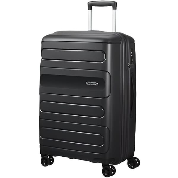 Hytt resväska - American Tourister - Sunside 55 cm - Stel - TSA hänglås - 4 360° hjul