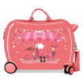 Miniatyrbild 1 av 4: Barnvagn - Roll Road - Trottevagn flicka Kafé - 50 x 39 x 20 cm - Korall