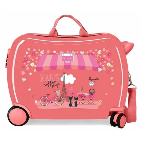 Barnvagn - Roll Road - Trottevagn flicka Kafé - 50 x 39 x 20 cm - Korall
