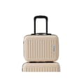 Miniatyrbild 2 av 6: Hårt bagage, ABS-material, TSA-lås, S35*26*16 cm, M46.5*38*20 cm, utan expansionslager, färg beige
