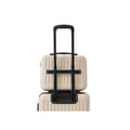 Miniatyrbild 3 av 6: Set av resväskor, S-M-L-XL-set, väska med toalettartiklar, handbagage med 4 hjul, ABS-material, TSA-gränsskydd beige