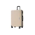 Miniatyrbild 4 av 6: Set av resväskor, S-M-L-XL-set, väska med toalettartiklar, handbagage med 4 hjul, ABS-material, TSA-gränsskydd beige