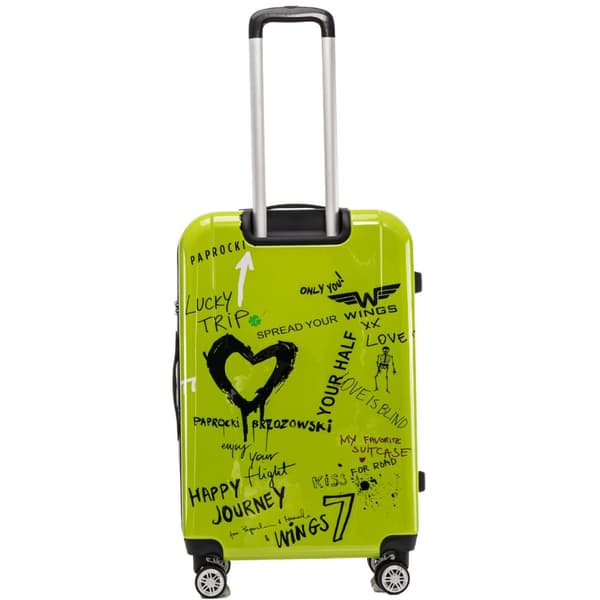 Stor resväska M/L Wings x Paprocki Brzozowski GOLDCREST - 26" GREEN