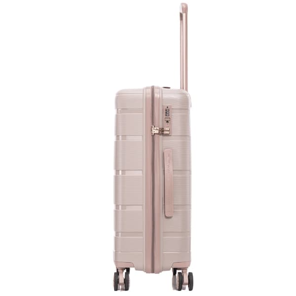 Wings x Paprocki Brzozowski 28" hård kuffert - beige, 97 liters kapacitet, 4-hjulet spinner