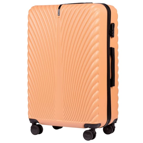 Wings Swan Series 28" Stor Hård Kuffert - Fersken Orange