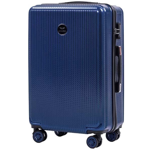 Mellanstor resväska Wings PC African Eagle 24" MÖRKBLÅ