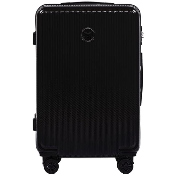 Mellanstor resväska Wings PC African Eagle 24" SVART