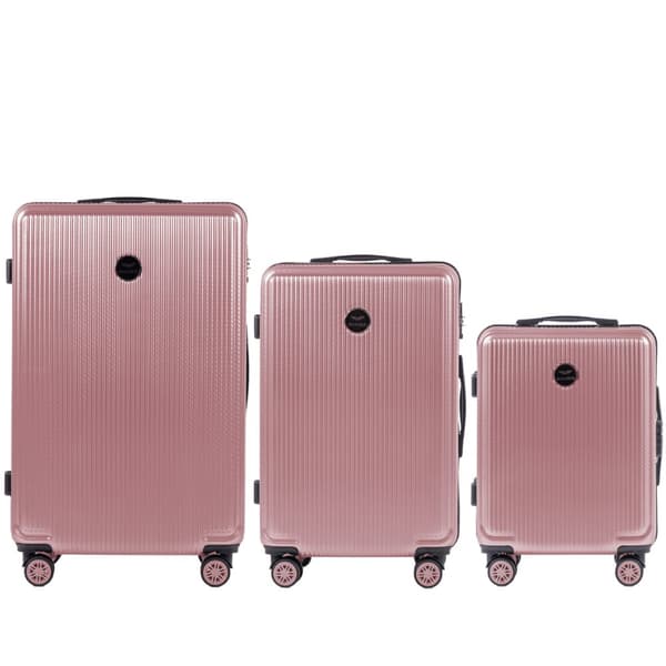 Set med 3 resväskor Wings PC Afrikansk örn ROSA