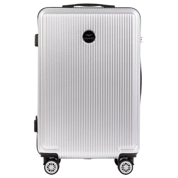 Set med 3 resväskor Wings PC Afrikansk örn SILVER