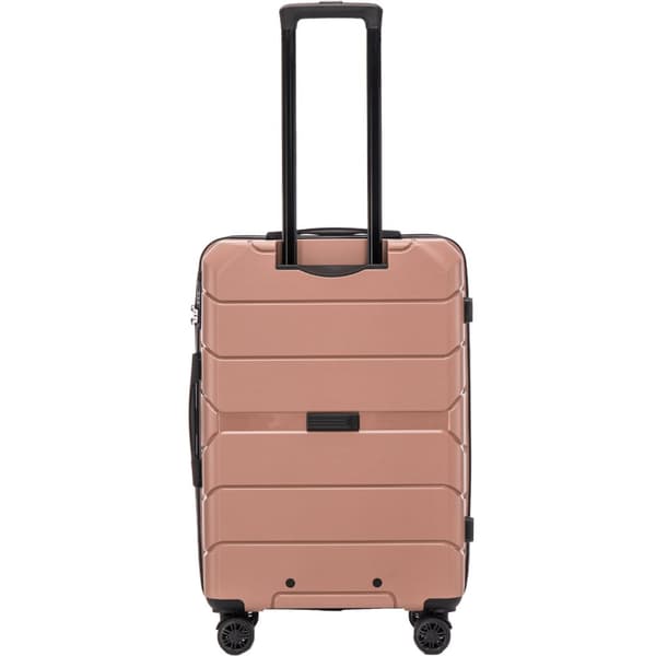 PP06 SPARROW, Set med 3 POLYPROPYLEN-resväskor (L,M,S) Vingar, ROSÉGULD