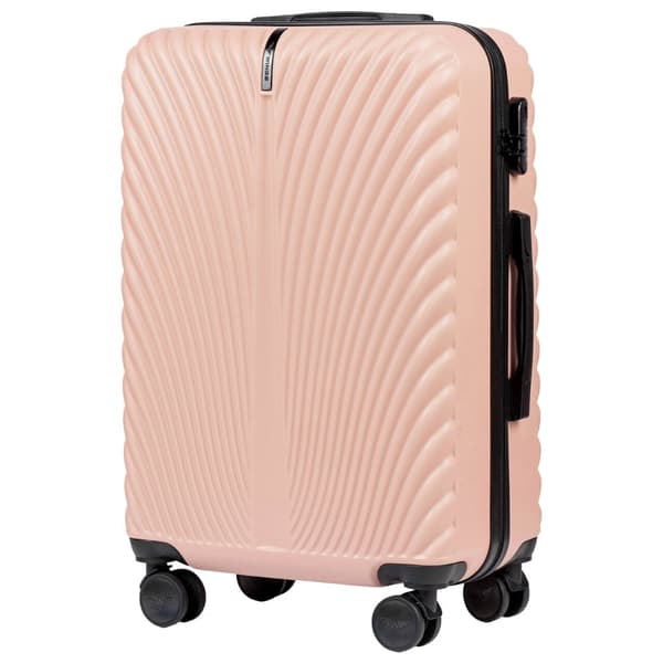 SN120 SWAN, Set med 4 ABS+ resväskor (L, M, S, XS) Vingar, ROSA