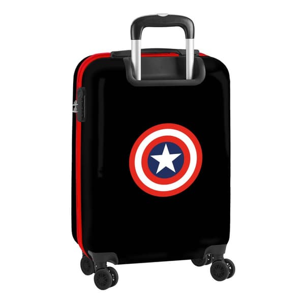 Håndbagage Capitán América Sort 20'' 34,5 x 55 x 20 cm