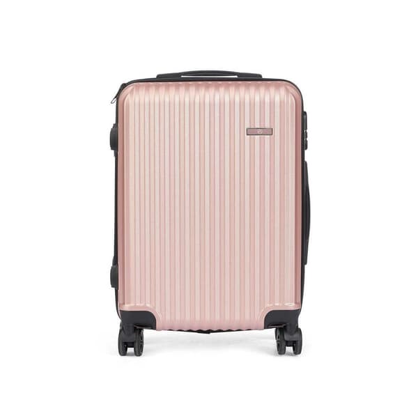 Håndbagage HT-017-R Pink 55 x 35 x 20 cm Striber