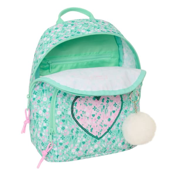 Casual Rygsæk Safta Cuore Mint 25 x 30 x 13 cm Mini