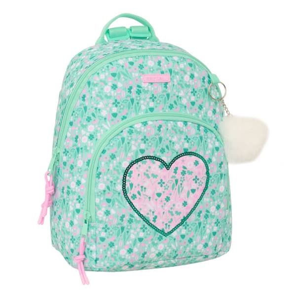 Casual Rygsæk Safta Cuore Mint 25 x 30 x 13 cm Mini
