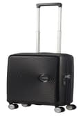 Miniatyrbild 4 av 5: Hård resväska - American Tourister - Soundbox Spinner Bass Black S - 55 cm - Svart - TSA hänglås
